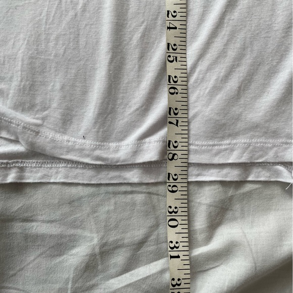 Stradivarius | extra long high-low white tank top, S - Picture 8 of 12